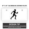 2" X 4" Aluminum License Plate  Thumbnail