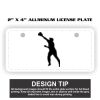 2" X 4" Aluminum License Plate  Thumbnail