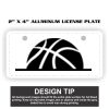 2" X 4" Aluminum License Plate  Thumbnail