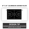 2" X 4" Aluminum License Plate  Thumbnail