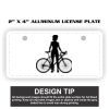 2" X 4" Aluminum License Plate  Thumbnail