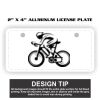 2" X 4" Aluminum License Plate  Thumbnail