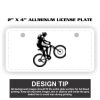 2" X 4" Aluminum License Plate  Thumbnail