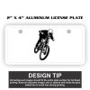 2" X 4" Aluminum License Plate  Thumbnail