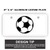 2" X 4" Aluminum License Plate  Thumbnail