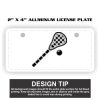 2" X 4" Aluminum License Plate  Thumbnail
