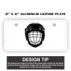 2" X 4" Aluminum License Plate  Thumbnail