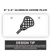 2" X 4" Aluminum License Plate  Thumbnail