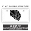 2" X 4" Aluminum License Plate  Thumbnail