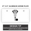 2" X 4" Aluminum License Plate  Thumbnail