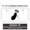 2" X 4" Aluminum License Plate  Thumbnail