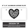 2" X 4" Aluminum License Plate  Thumbnail