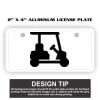 2" X 4" Aluminum License Plate  Thumbnail