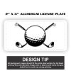 2" X 4" Aluminum License Plate  Thumbnail