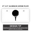 2" X 4" Aluminum License Plate  Thumbnail