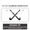 2" X 4" Aluminum License Plate  Thumbnail