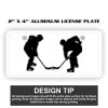 2" X 4" Aluminum License Plate  Thumbnail
