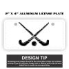 2" X 4" Aluminum License Plate  Thumbnail