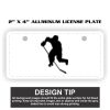 2" X 4" Aluminum License Plate  Thumbnail