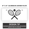 2" X 4" Aluminum License Plate  Thumbnail