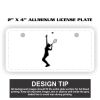 2" X 4" Aluminum License Plate  Thumbnail