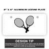 2" X 4" Aluminum License Plate  Thumbnail