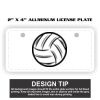 2" X 4" Aluminum License Plate  Thumbnail