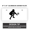 2" X 4" Aluminum License Plate  Thumbnail