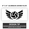 2" X 4" Aluminum License Plate  Thumbnail