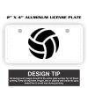 2" X 4" Aluminum License Plate  Thumbnail