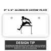 2" X 4" Aluminum License Plate  Thumbnail
