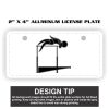 2" X 4" Aluminum License Plate  Thumbnail