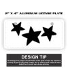 2" X 4" Aluminum License Plate  Thumbnail