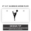 2" X 4" Aluminum License Plate  Thumbnail