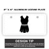 2" X 4" Aluminum License Plate  Thumbnail