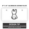 2" X 4" Aluminum License Plate  Thumbnail