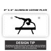 2" X 4" Aluminum License Plate  Thumbnail