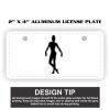 2" X 4" Aluminum License Plate  Thumbnail