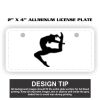 2" X 4" Aluminum License Plate  Thumbnail