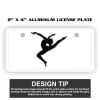 2" X 4" Aluminum License Plate  Thumbnail