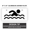 2" X 4" Aluminum License Plate  Thumbnail
