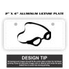 2" X 4" Aluminum License Plate  Thumbnail