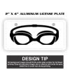 2" X 4" Aluminum License Plate  Thumbnail