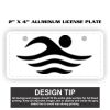 2" X 4" Aluminum License Plate  Thumbnail