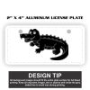 2" X 4" Aluminum License Plate  Thumbnail