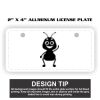2" X 4" Aluminum License Plate  Thumbnail