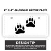 2" X 4" Aluminum License Plate  Thumbnail
