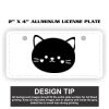 2" X 4" Aluminum License Plate  Thumbnail