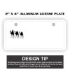 2" X 4" Aluminum License Plate  Thumbnail
