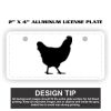 2" X 4" Aluminum License Plate  Thumbnail